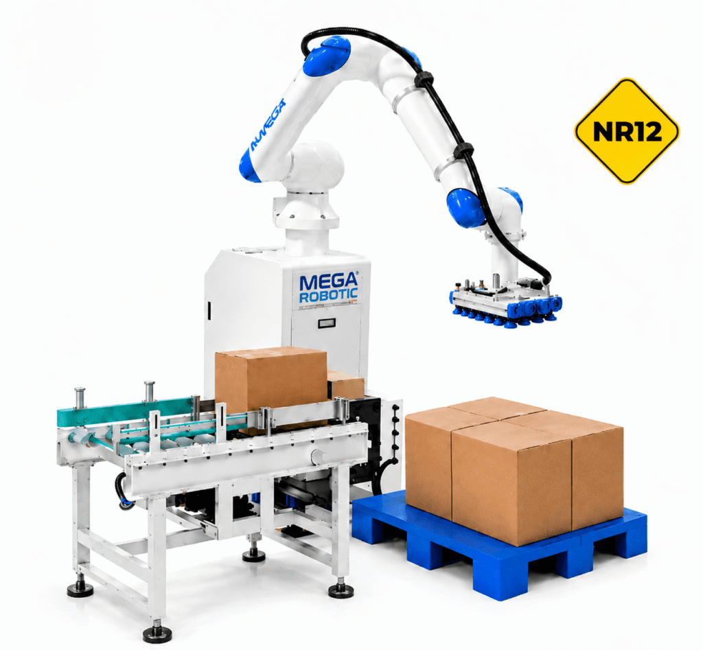 MR50 - Célula de Paletização colaborativa Industrial 50KG de carga (Ideal para todos os produtos)